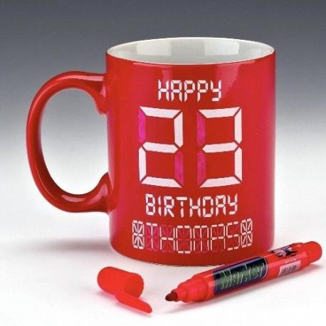 Cyfrowy kubek na urodziny Mugs