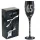 65 Birthday Black Champagne Flute