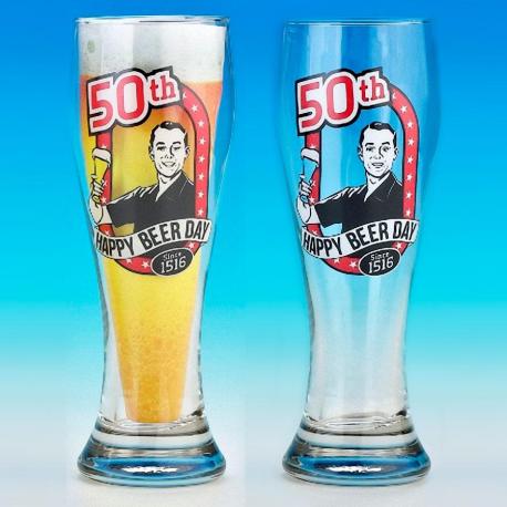 Kufel Pilsner na urodziny Beer Glass