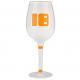 White Wine - Orange glass 18th birthday