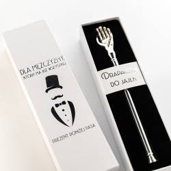 Drapaczka do Jajek "Dla Dżentelmena" – Elegancki Prezent Poniżej Pasa